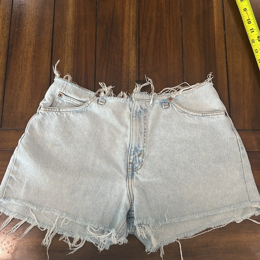 Levi's Light Blue Jean Shorts for Women